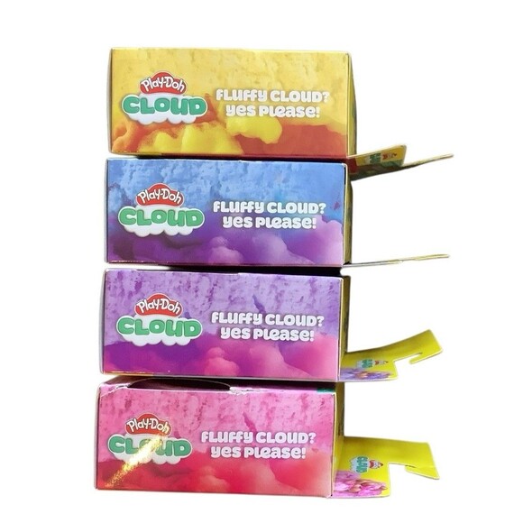 Play-doh Cloud Scented Breakfast Set Waffles French Toast Blueberry Donut - Picture 2 of 3